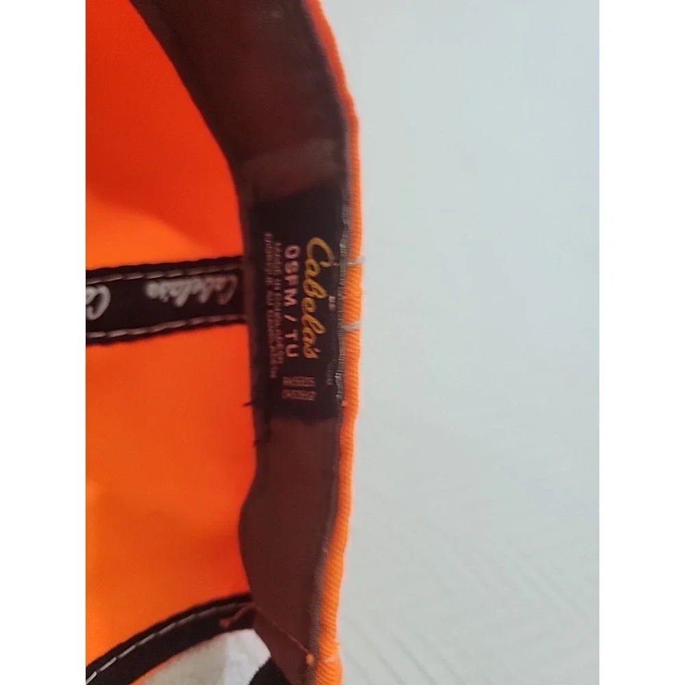 Mossy Oak Realtree Cabela's Hat Lot 3‎ Camo Blaze Orange Hunting Caps